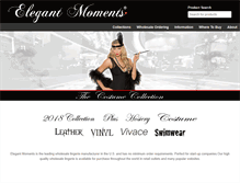 Tablet Screenshot of elegantmomentslingerie.com